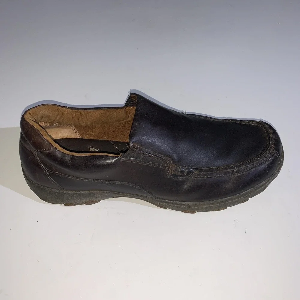BOC Born Loafers Mens 13 EU 45 Eric Brown Leather Slip On Shoes Comfort BM8033